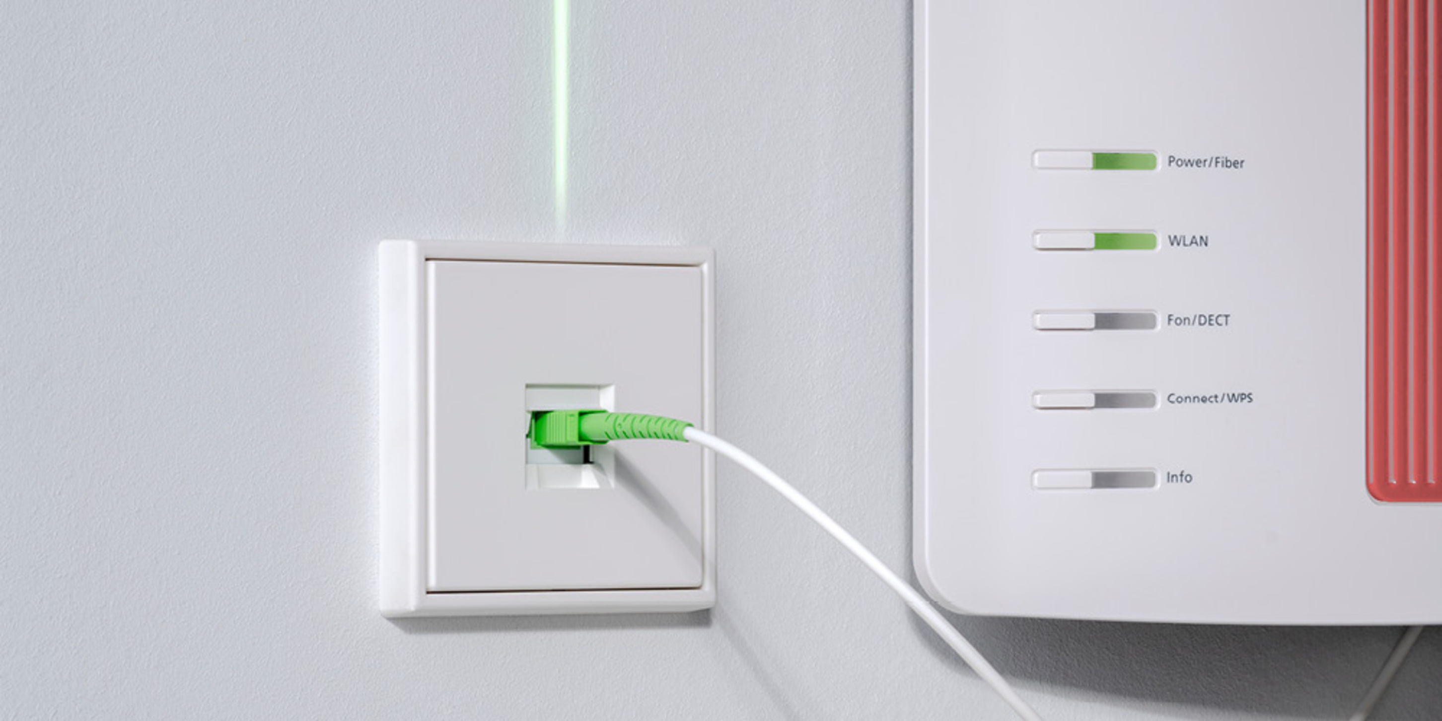 Die neuen Glasfaser-Anschlussdosen bei AH-Elektroprojekt GmbH in Erding